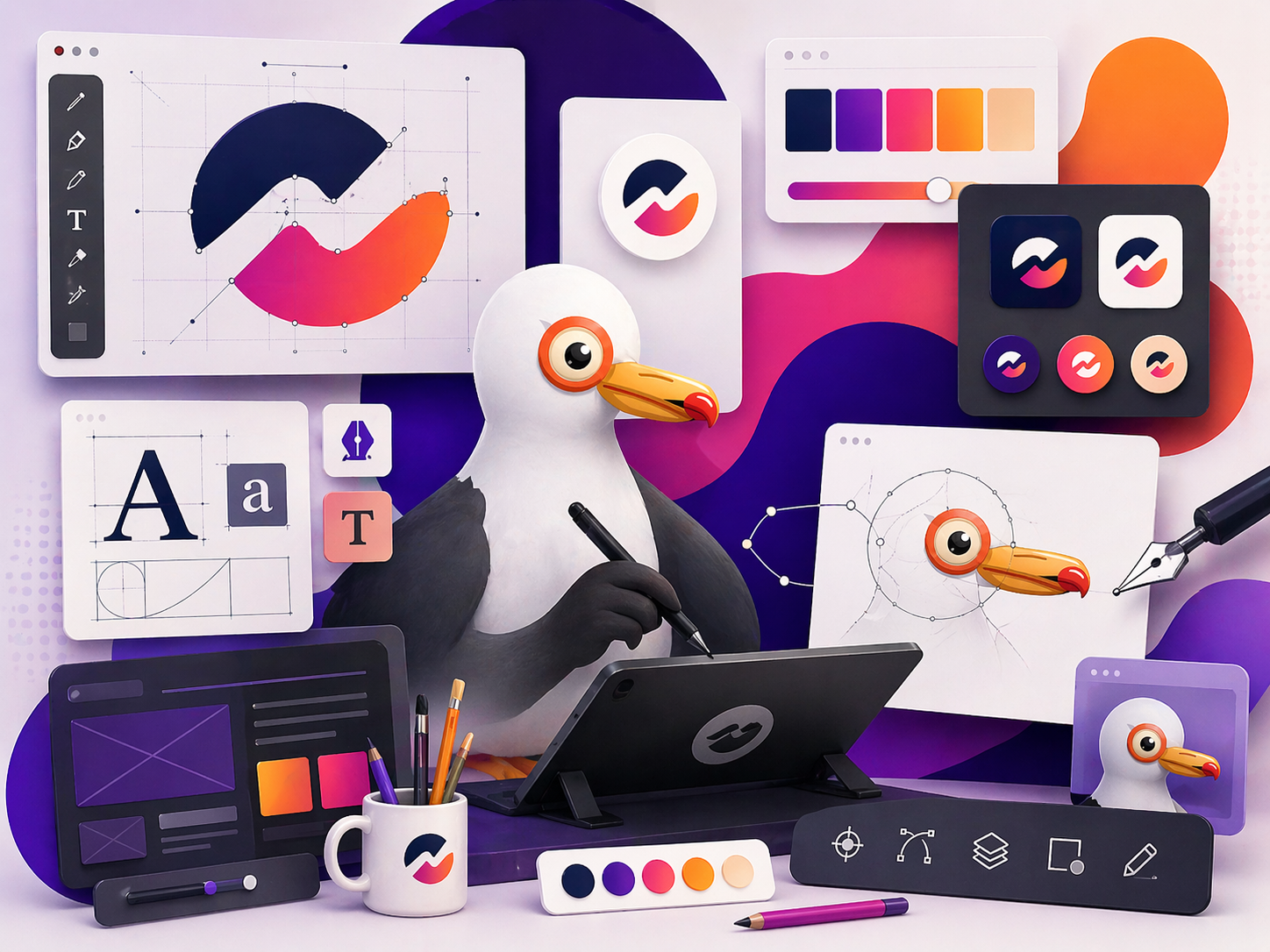 Design graphique identité visuelle branding sur mesure
