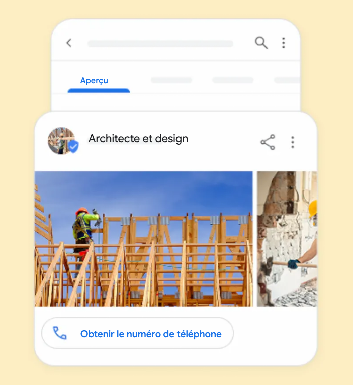 Facilitez la prise de contact et la demande de devis – Google My Business réactif